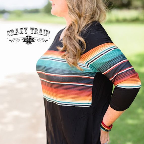 TEJAS NIGHTS TOP BY CRAZY TRAIN CLOTHING - Picture 3 of 4